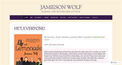 Desktop Screenshot of jamiesonwolf.com