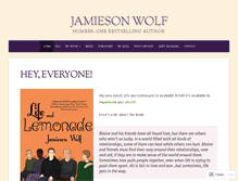 Tablet Screenshot of jamiesonwolf.com